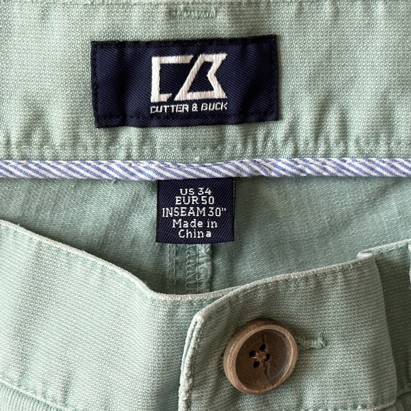 Cutter & Buck Men’s chinos pants 34/30 - Picture 4 of 5